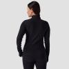 Backcountry, Cedars RWS Merino Mid-Wt Baselayer 1/4-Zip Top – Women’s(Black)
