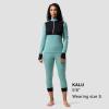 Backcountry, Cedars RWS Merino Mid-Wt Baselayer 1/4-Zip Top – Women’s(Oil Blue/Black)