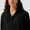 Backcountry, Cotton Gauze Long-Sleeve Button-Down – Women’s(Black)