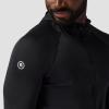 Backcountry, Pines Microgrid Ultra-Lt Baselayer 1/2-Zip Scuba Top – Men’s(Black)