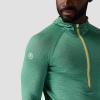 Backcountry, Pines Microgrid Ultra-Lt Baselayer 1/2-Zip Scuba Top – Men’s(Gearhead Green)