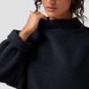 Backcountry, Wander Pile-Fleece Mock-Neck Top – Women’s(Black)