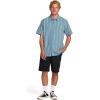 Billabong Mens Classic Sundays Woven Short Sleeve Shirt(Charcoal/Navy)