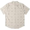 Billabong Mens Classic Sundays Woven Short Sleeve Shirt(Cream S125 Mini)