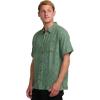 Billabong Mens Classic Sundays Woven Short Sleeve Shirt(Dark Khaki S125)