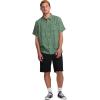 Billabong Mens Classic Sundays Woven Short Sleeve Shirt(Dark Khaki S125)