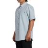 Billabong Mens Classic Sundays Woven Short Sleeve Shirt(Jade Stone)