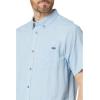 Billabong Mens Classic Sundays Woven Short Sleeve Shirt(Powder Blue)