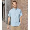 Billabong Mens Classic Sundays Woven Short Sleeve Shirt(Powder Blue)