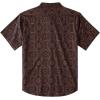 Billabong Mens Classic Sundays Woven Short Sleeve Shirt(Rust)