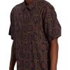 Billabong Mens Classic Sundays Woven Short Sleeve Shirt(Rust)