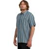 Billabong Mens Classic Sundays Woven Short Sleeve Shirt(Rustic Blue)