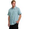 Billabong Mens Classic Sundays Woven Short Sleeve Shirt(Washed Blue S125 Mini)