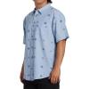 Billabong Mens Classic Sundays Woven Short Sleeve Short Sleeve Shirt(Blue Suede)