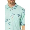Billabong Mens Classic Sundays Woven Short Sleeve Short Sleeve Shirt(Green Haze)