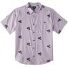 Billabong Mens Classic Sundays Woven Short Sleeve Short Sleeve Shirt(Plum)