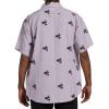 Billabong Mens Classic Sundays Woven Short Sleeve Short Sleeve Shirt(Plum)