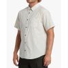 Billabong Mens Classic Sundays Woven Short Sleeve Short Sleeve Shirt(Taupe)