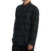Billabong Mens Coastline Long Sleeve Flannel Shirt(Black)