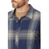 Billabong Mens Coastline Long Sleeve Flannel Shirt(Dark Navy)