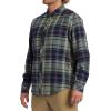 Billabong Mens Coastline Long Sleeve Flannel Shirt(Fern)