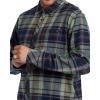 Billabong Mens Coastline Long Sleeve Flannel Shirt(Fern)