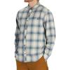 Billabong Mens Coastline Long Sleeve Flannel Shirt(Oyster)