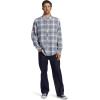 Billabong Mens Coastline Long Sleeve Flannel Shirt(Slate Blue)