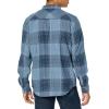 Billabong Mens Coastline Long Sleeve Flannel Shirt(Slate Blue Plaid)