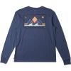 Billabong Men’s Range Long Sleeve Graphic Tee(Slate Blue)