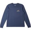 Billabong Men’s Range Long Sleeve Graphic Tee(Slate Blue)