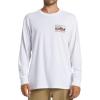 Billabong Men’s Range Long Sleeve Graphic Tee(White)