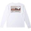 Billabong Men’s Range Long Sleeve Graphic Tee(White)