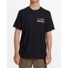 Billabong Men’s Range Short Sleeve Graphic Tee(Black)