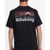 Billabong Men’s Range Short Sleeve Graphic Tee(Black)