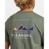 Billabong Men’s Range Short Sleeve Graphic Tee(Fern)