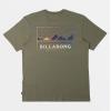 Billabong Men’s Range Short Sleeve Graphic Tee(Fern)
