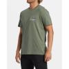 Billabong Men’s Range Short Sleeve Graphic Tee(Fern)