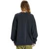 Billabong womens Ride in Oversized Crewneck Sweatshirt(Black Sands 2)