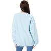 Billabong womens Ride in Oversized Crewneck Sweatshirt(Bliss Blue)