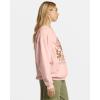 Billabong womens Ride in Oversized Crewneck Sweatshirt(Feelin Peachy)