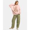 Billabong womens Ride in Oversized Crewneck Sweatshirt(Feelin Peachy)