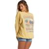 Billabong womens Ride in Oversized Crewneck Sweatshirt(Mellow Daze)