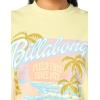 Billabong womens Ride in Oversized Crewneck Sweatshirt(Sunspell)