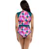 Body Glove Women’s Stand Up Zip Front Paddle One Piece Swimsuit with UPF 50+(Ethos)