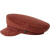 Brixton Unisex-Adult Fiddler Cap(Burnt Brick Terry Cloth)