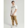 Burton Men’s BRTN Short Sleeve T-Shirt(Stout White)