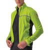 CASTELLI Men’s Squadra Stretch Jacket, Windproof Zip Up Shell with High Collar for Road and Gravel Biking I Cycling(Electric Lime/Dark Gray)