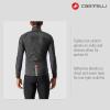 CASTELLI Men’s Squadra Stretch Jacket, Windproof Zip Up Shell with High Collar for Road and Gravel Biking I Cycling(Light Black/Dark Gray)