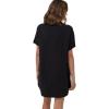 Classic Shirt Dress Black